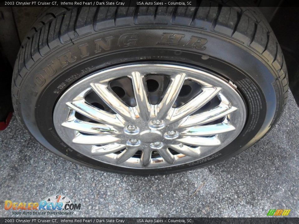 2003 Chrysler PT Cruiser GT Inferno Red Pearl / Dark Slate Gray Photo #4