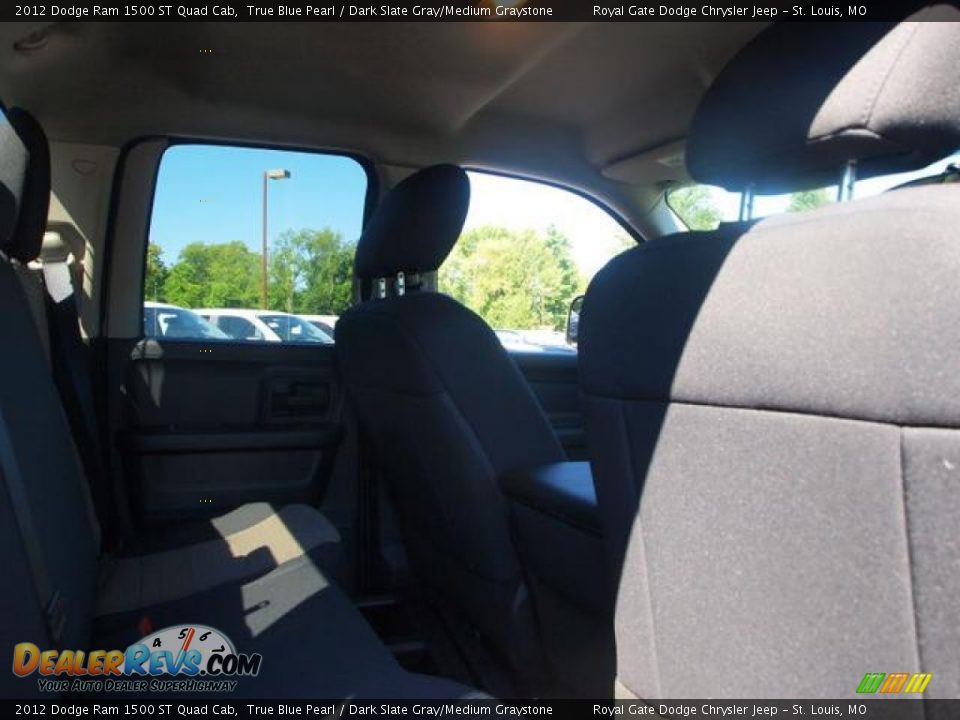 2012 Dodge Ram 1500 ST Quad Cab True Blue Pearl / Dark Slate Gray/Medium Graystone Photo #4