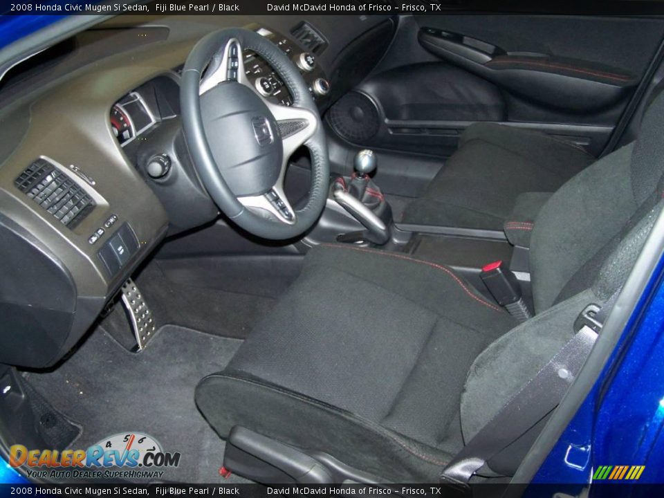 Black Interior - 2008 Honda Civic Mugen Si Sedan Photo #11