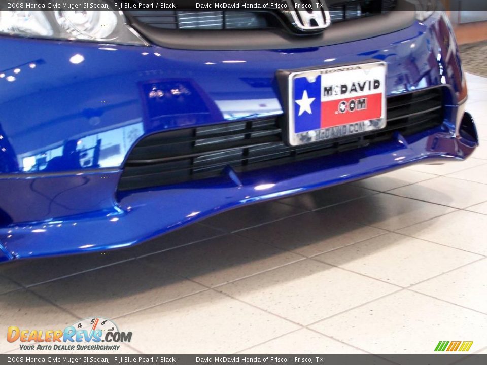 2008 Honda Civic Mugen Si Sedan Fiji Blue Pearl / Black Photo #20