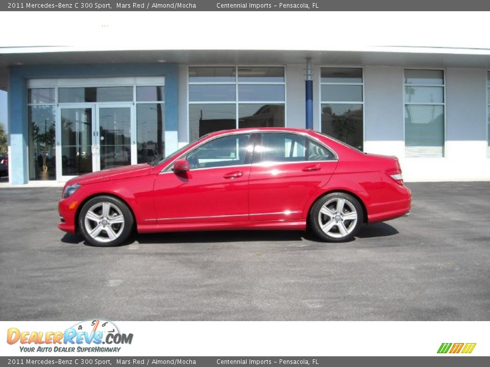 2011 Mercedes-Benz C 300 Sport Mars Red / Almond/Mocha Photo #2