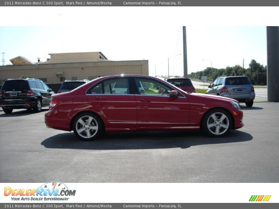 2011 Mercedes-Benz C 300 Sport Mars Red / Almond/Mocha Photo #6