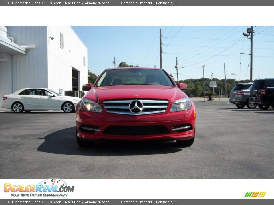 2011 Mercedes-Benz C 300 Sport Mars Red / Almond/Mocha Photo #8