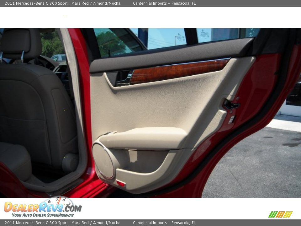 2011 Mercedes-Benz C 300 Sport Mars Red / Almond/Mocha Photo #11