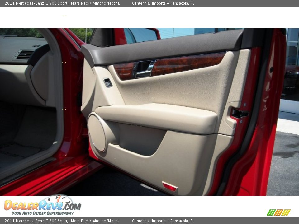 2011 Mercedes-Benz C 300 Sport Mars Red / Almond/Mocha Photo #12
