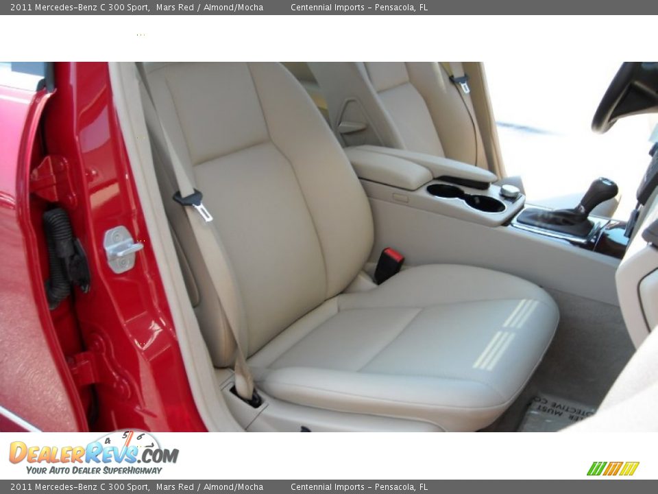 2011 Mercedes-Benz C 300 Sport Mars Red / Almond/Mocha Photo #14