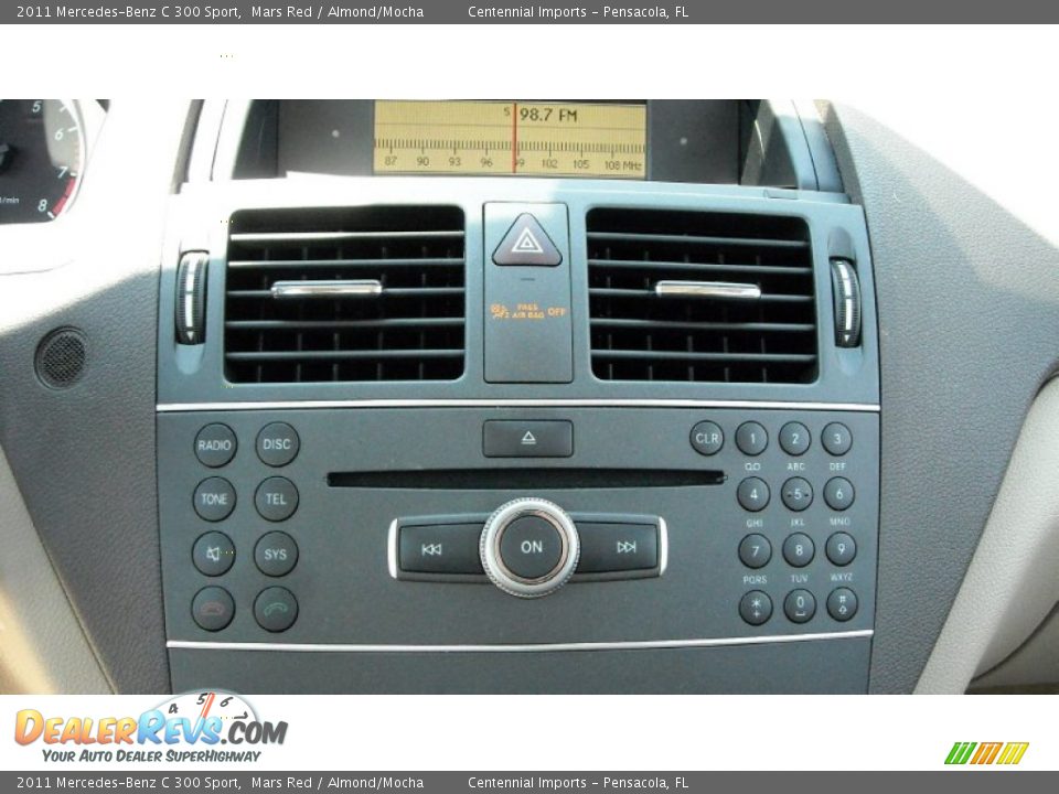 2011 Mercedes-Benz C 300 Sport Mars Red / Almond/Mocha Photo #17