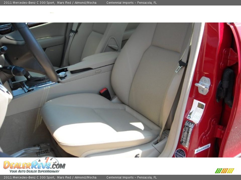 2011 Mercedes-Benz C 300 Sport Mars Red / Almond/Mocha Photo #21