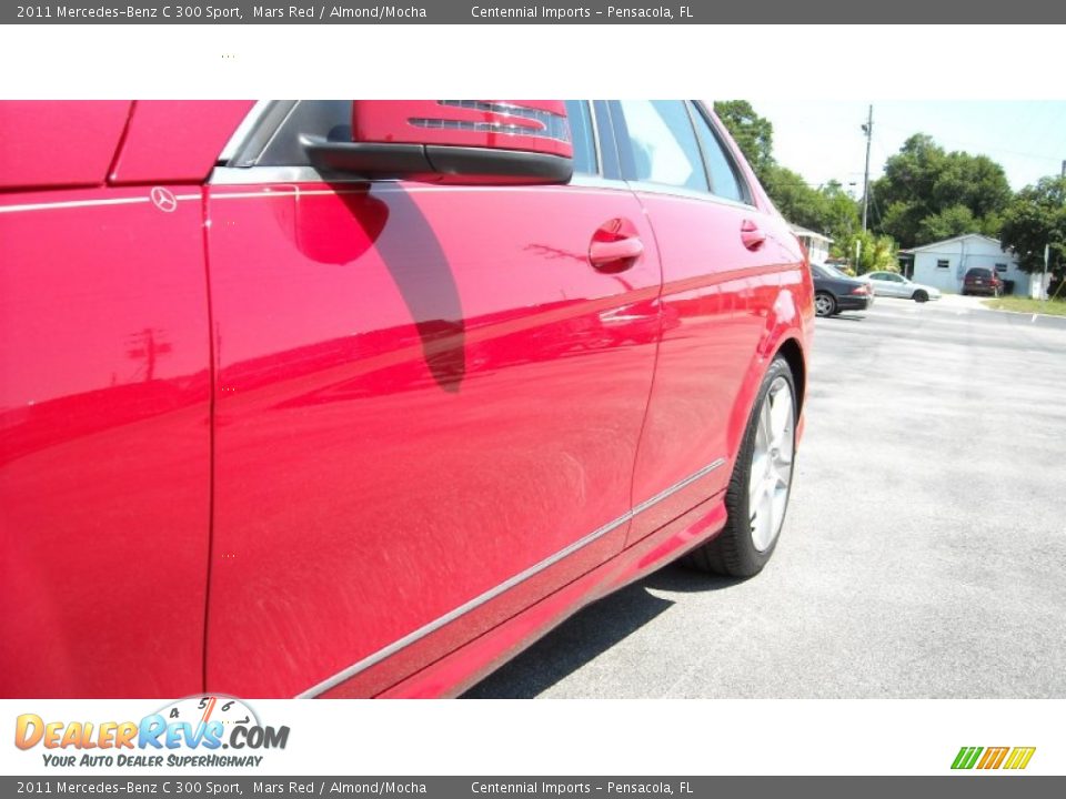 2011 Mercedes-Benz C 300 Sport Mars Red / Almond/Mocha Photo #25