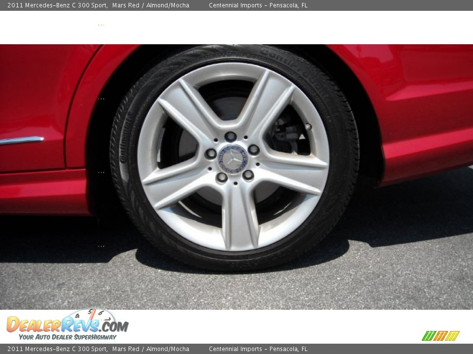 2011 Mercedes-Benz C 300 Sport Mars Red / Almond/Mocha Photo #29
