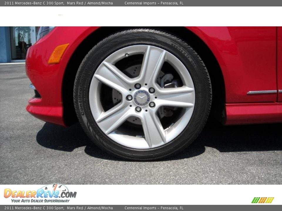 2011 Mercedes-Benz C 300 Sport Mars Red / Almond/Mocha Photo #30