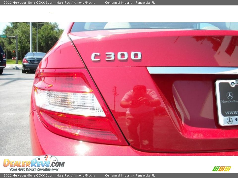 2011 Mercedes-Benz C 300 Sport Mars Red / Almond/Mocha Photo #32