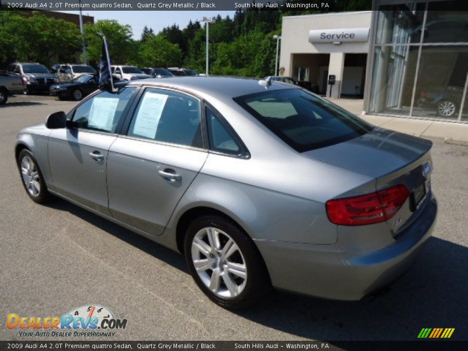 2009 Audi A4 2.0T Premium quattro Sedan Quartz Grey Metallic / Black Photo #3