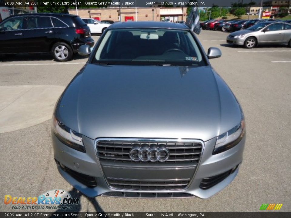 2009 Audi A4 2.0T Premium quattro Sedan Quartz Grey Metallic / Black Photo #8