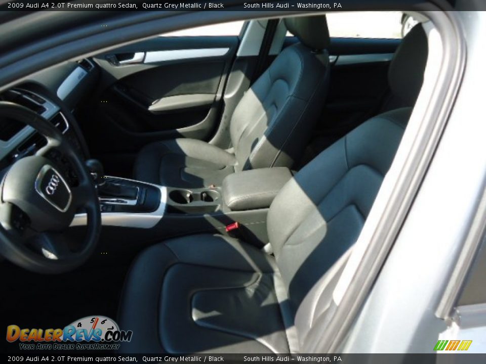 2009 Audi A4 2.0T Premium quattro Sedan Quartz Grey Metallic / Black Photo #10