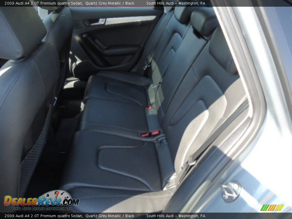 2009 Audi A4 2.0T Premium quattro Sedan Quartz Grey Metallic / Black Photo #11