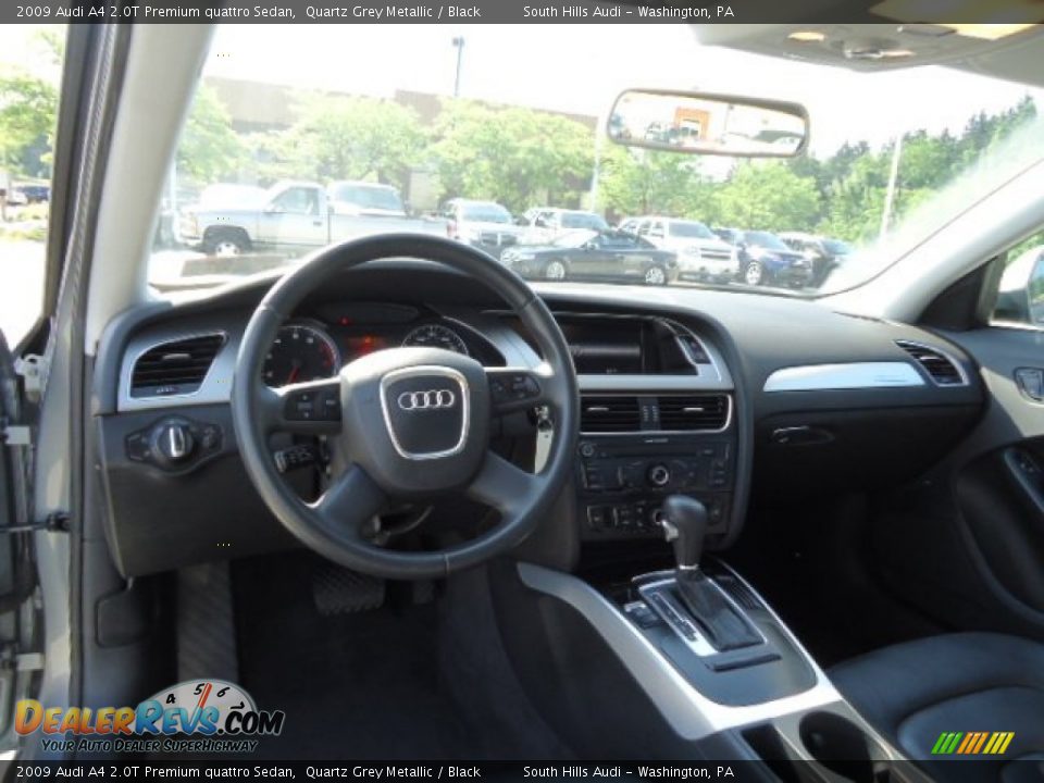 2009 Audi A4 2.0T Premium quattro Sedan Quartz Grey Metallic / Black Photo #12