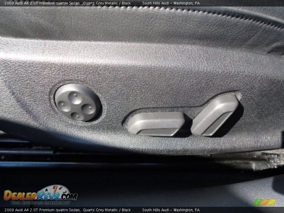 2009 Audi A4 2.0T Premium quattro Sedan Quartz Grey Metallic / Black Photo #15
