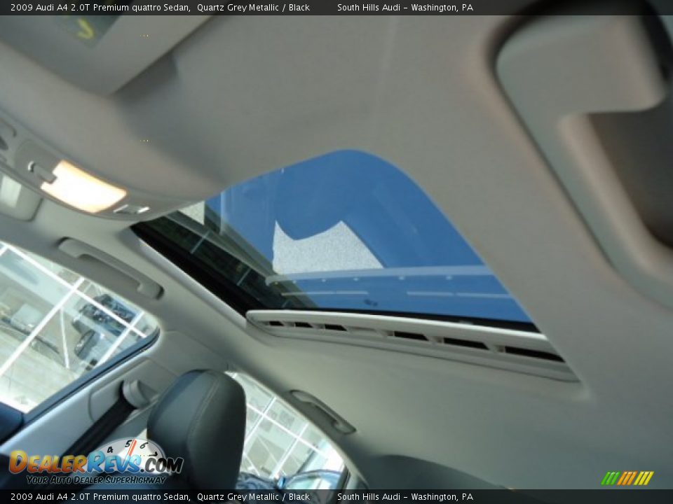 2009 Audi A4 2.0T Premium quattro Sedan Quartz Grey Metallic / Black Photo #16
