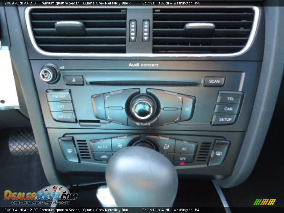 2009 Audi A4 2.0T Premium quattro Sedan Quartz Grey Metallic / Black Photo #19