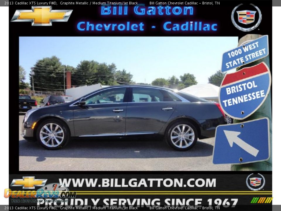 2013 Cadillac XTS Luxury FWD Graphite Metallic / Medium Titanium/Jet Black Photo #1