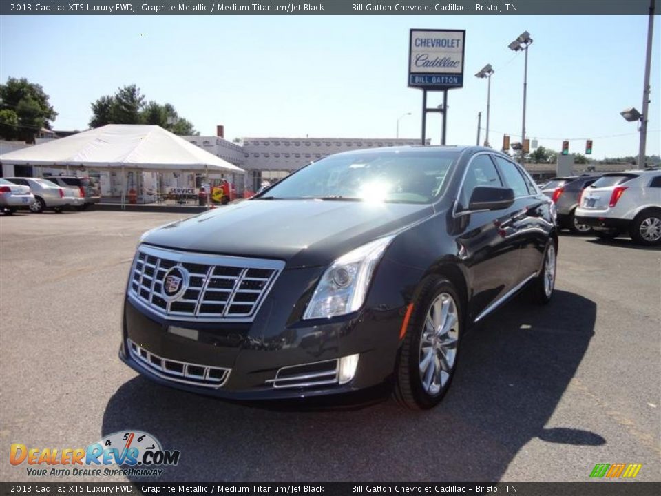 2013 Cadillac XTS Luxury FWD Graphite Metallic / Medium Titanium/Jet Black Photo #2