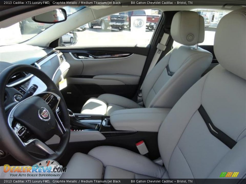 Medium Titanium/Jet Black Interior - 2013 Cadillac XTS Luxury FWD Photo #6