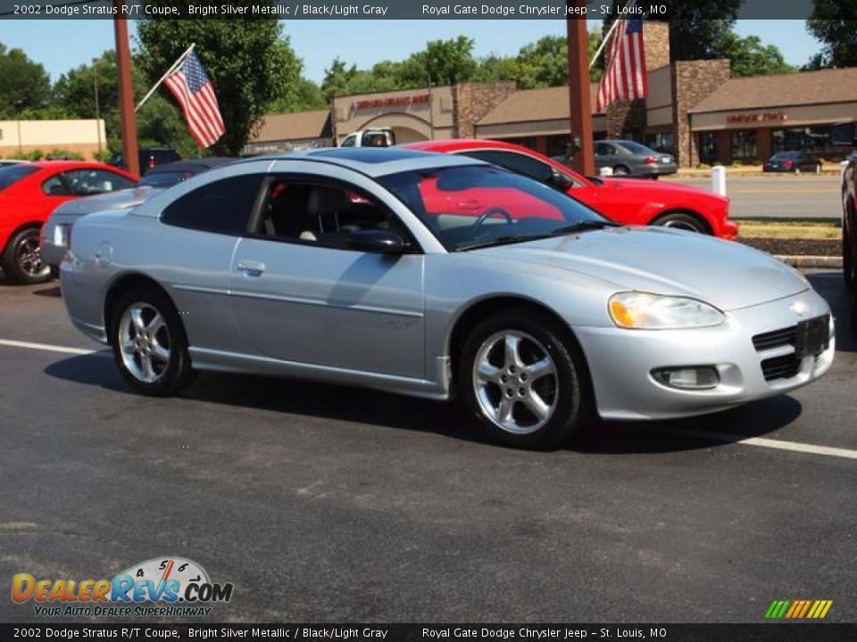 2002 Dodge Stratus R/T Coupe Bright Silver Metallic / Black/Light Gray Photo #2