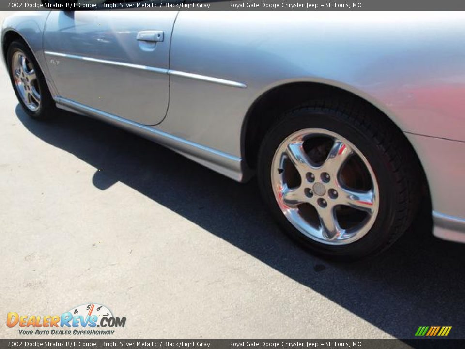 2002 Dodge Stratus R/T Coupe Bright Silver Metallic / Black/Light Gray Photo #4