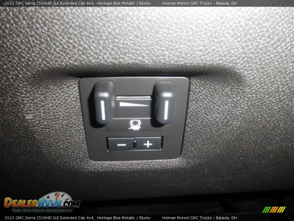 2013 GMC Sierra 2500HD SLE Extended Cab 4x4 Heritage Blue Metallic / Ebony Photo #12