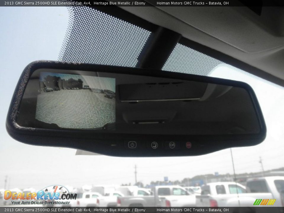 2013 GMC Sierra 2500HD SLE Extended Cab 4x4 Heritage Blue Metallic / Ebony Photo #13