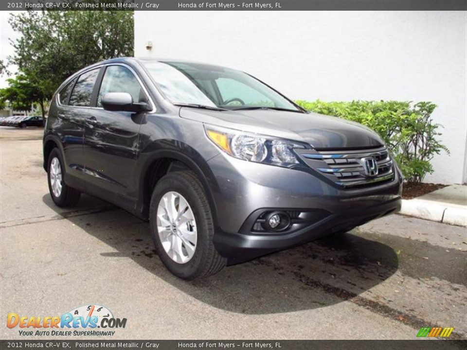 2012 Honda CR-V EX Polished Metal Metallic / Gray Photo #1