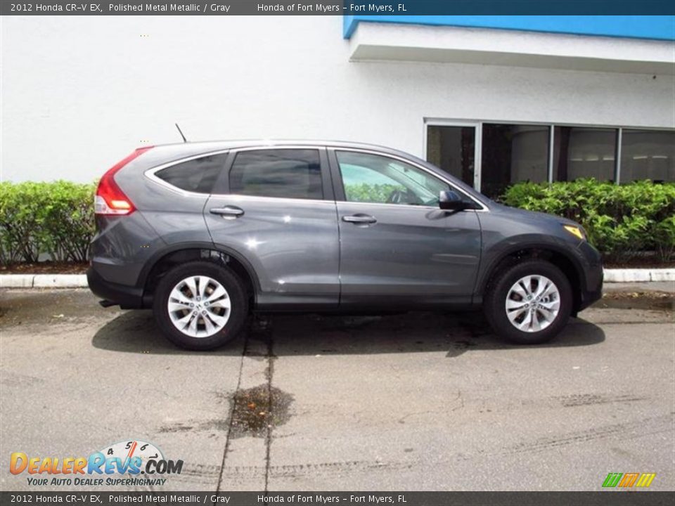 2012 Honda CR-V EX Polished Metal Metallic / Gray Photo #2