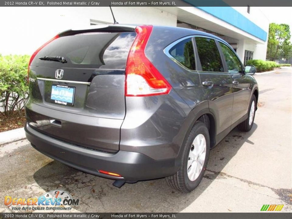 2012 Honda CR-V EX Polished Metal Metallic / Gray Photo #3