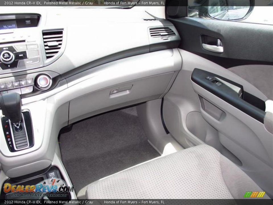 2012 Honda CR-V EX Polished Metal Metallic / Gray Photo #7