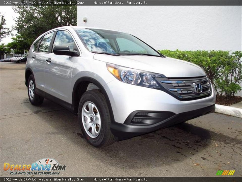 2012 Honda CR-V LX Alabaster Silver Metallic / Gray Photo #1