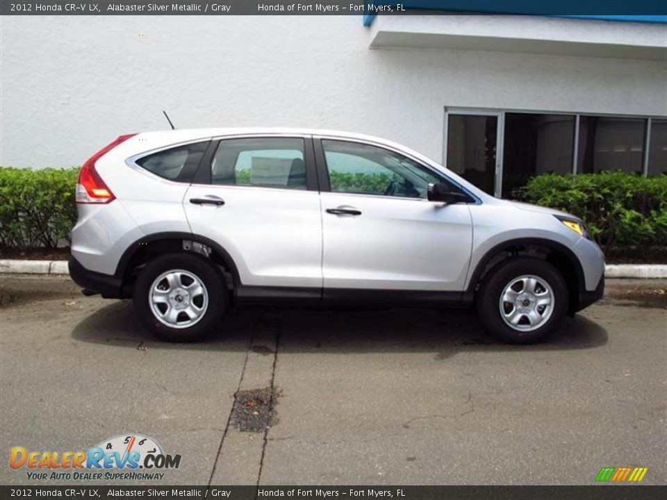 Alabaster Silver Metallic 2012 Honda CR-V LX Photo #2