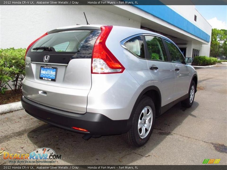 2012 Honda CR-V LX Alabaster Silver Metallic / Gray Photo #3