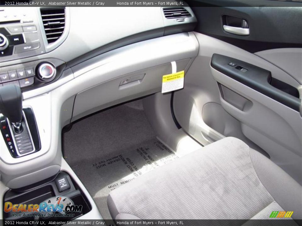 2012 Honda CR-V LX Alabaster Silver Metallic / Gray Photo #7
