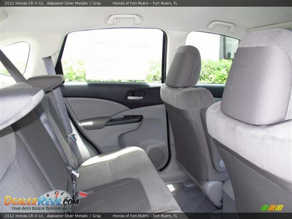 2012 Honda CR-V LX Alabaster Silver Metallic / Gray Photo #8