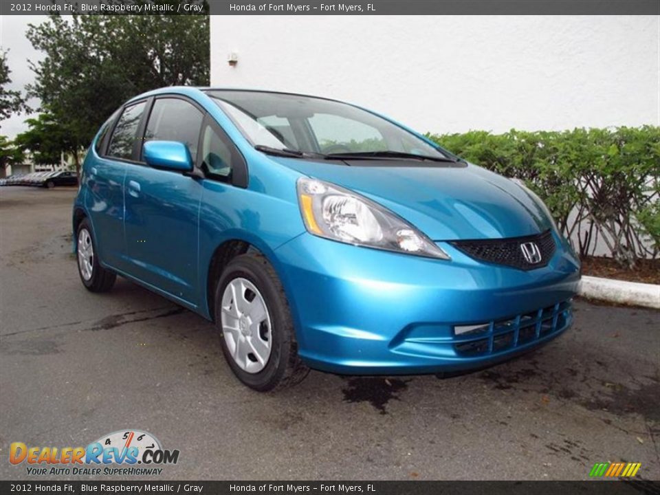 2012 Honda Fit Blue Raspberry Metallic / Gray Photo #1