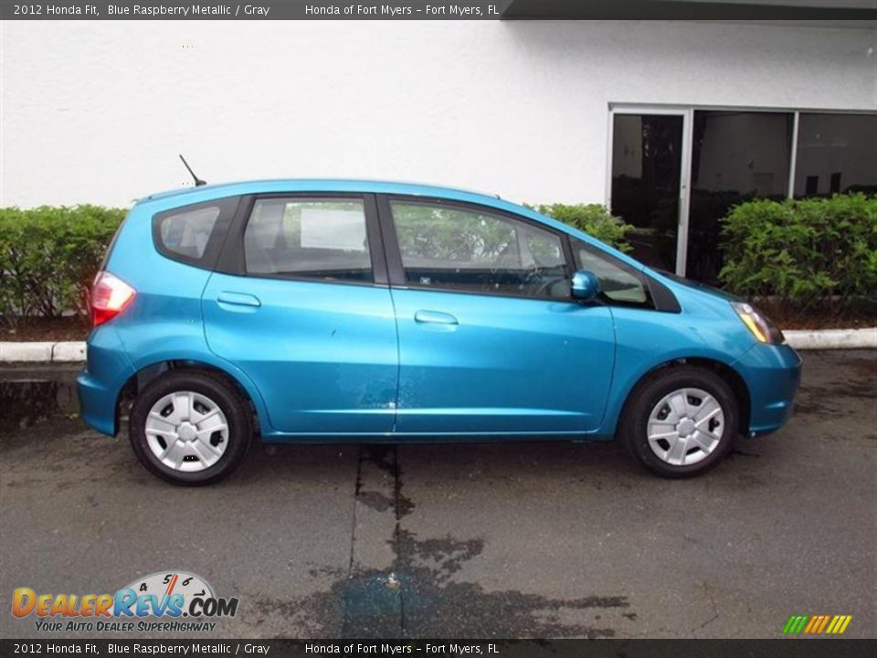 2012 Honda Fit Blue Raspberry Metallic / Gray Photo #2