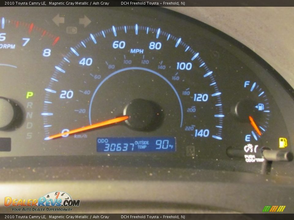 2010 Toyota Camry LE Magnetic Gray Metallic / Ash Gray Photo #25