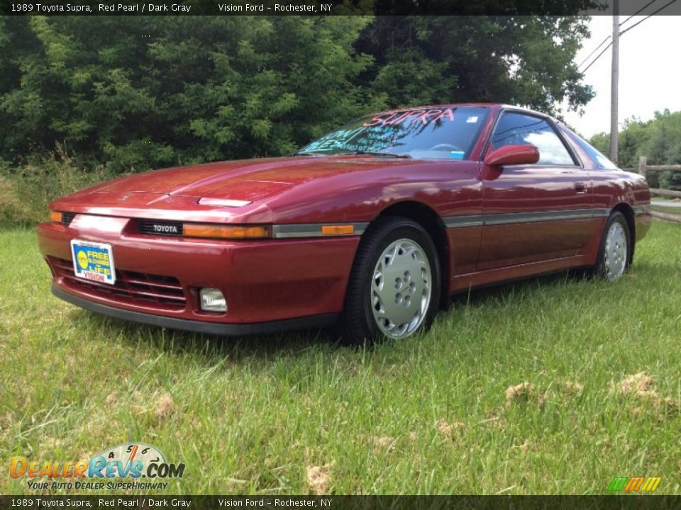 1989 Toyota Supra Red Pearl / Dark Gray Photo #1