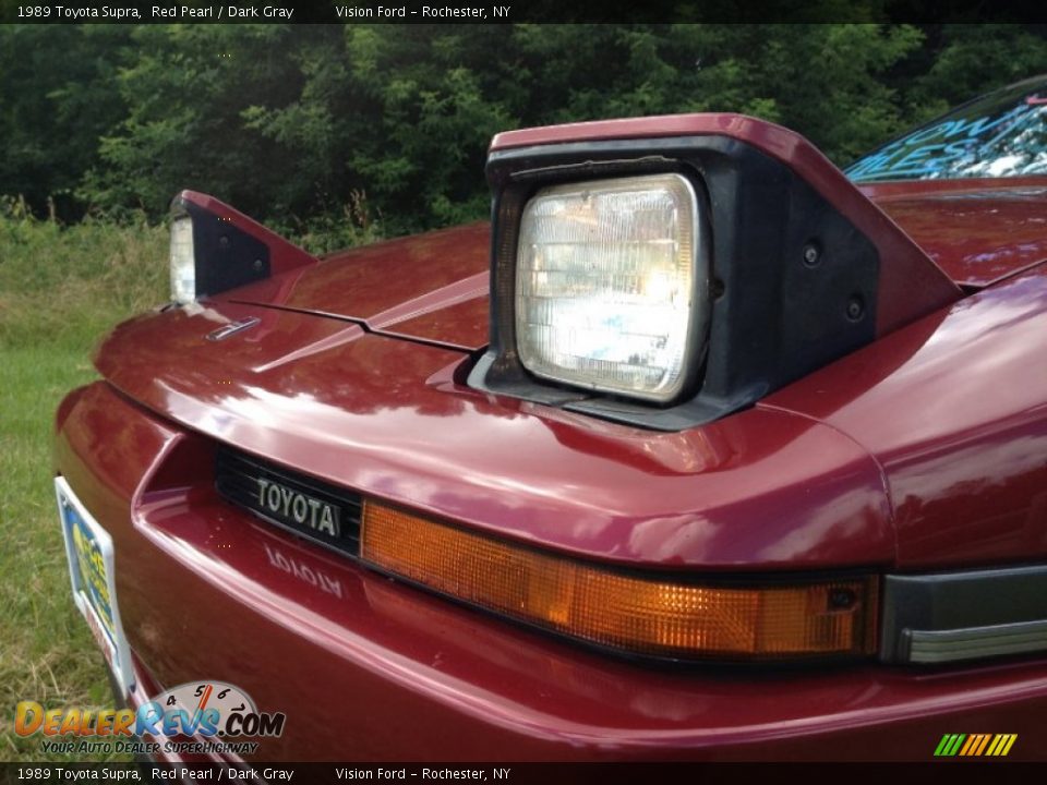 1989 Toyota Supra Red Pearl / Dark Gray Photo #14