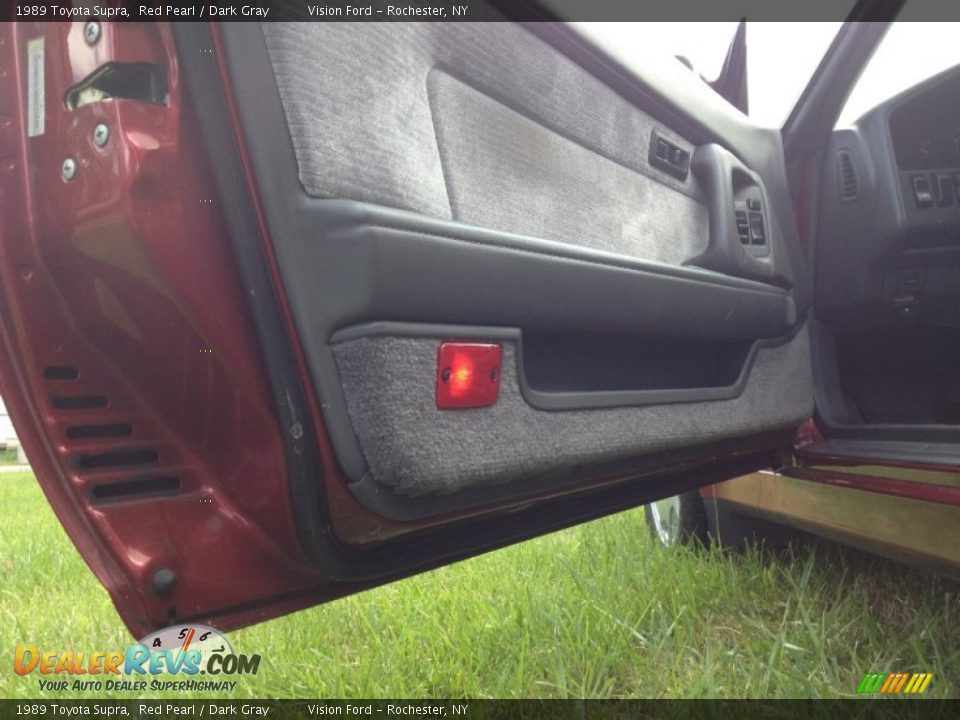 1989 Toyota Supra Red Pearl / Dark Gray Photo #15