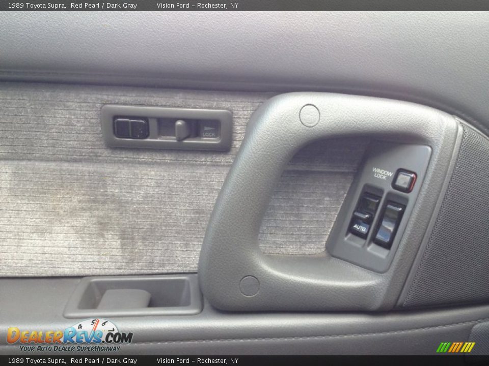 1989 Toyota Supra Red Pearl / Dark Gray Photo #16