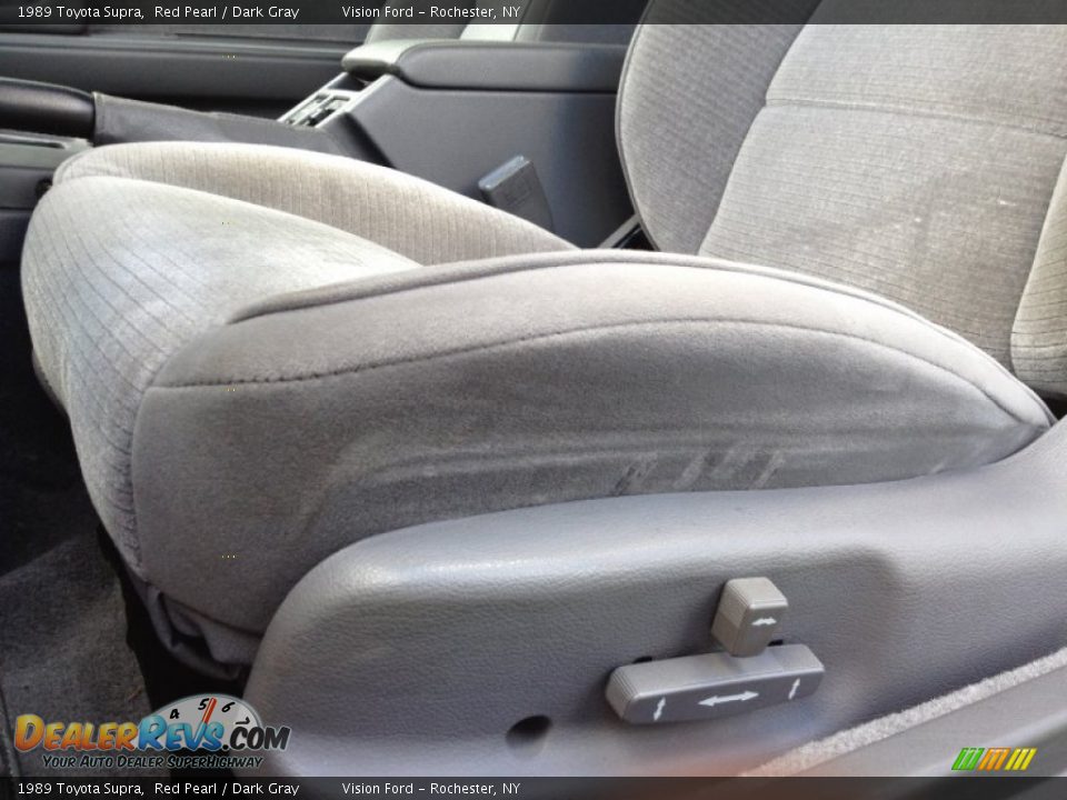 1989 Toyota Supra Red Pearl / Dark Gray Photo #17