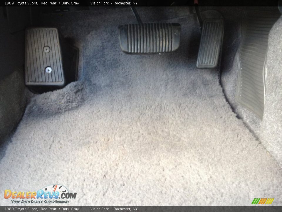 1989 Toyota Supra Red Pearl / Dark Gray Photo #18