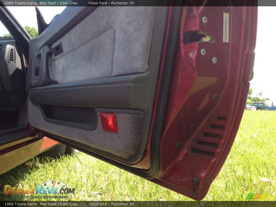 1989 Toyota Supra Red Pearl / Dark Gray Photo #24